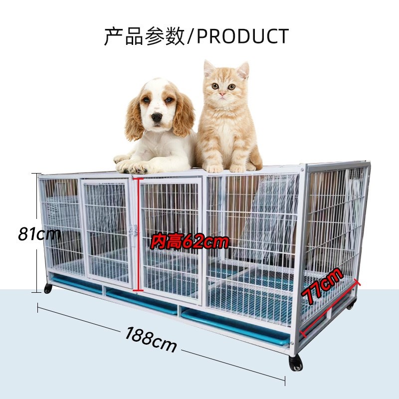 猫笼加三宠繁殖笼繁育狗笼家用子母笼双层层物店寄养缅因猫子高笼