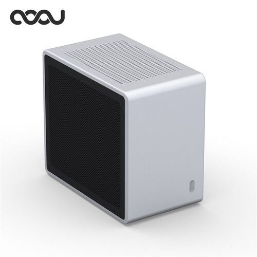 桌OOJ麻雀+ MQ6全铝合金一体成iitx机箱 台式m型niC面A4小机箱