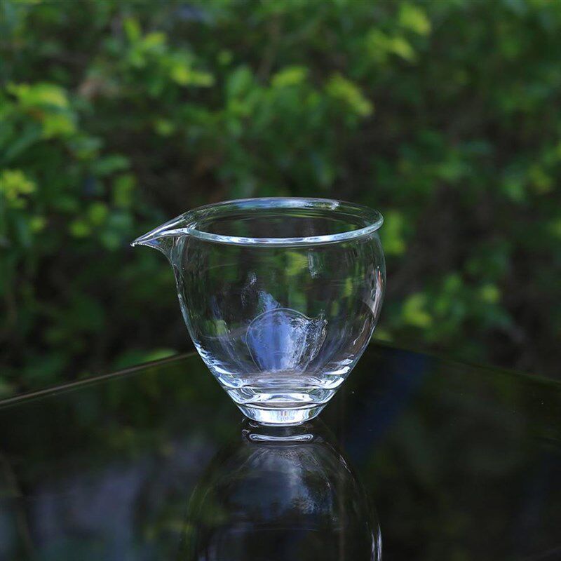 夏禾茶具功夫茶分茶器加厚玻璃透明公道杯高硼硅耐热不烫手分茶器