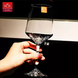 意大利RCR水晶玻璃红酒杯架子高端红酒杯子套装家用醒酒器高颜值
