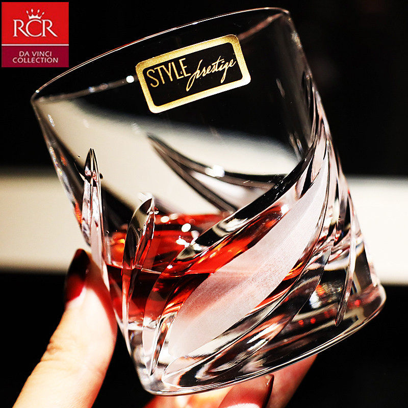 意大利RCR进口高档手工水晶玻璃XO古典威士忌酒洋酒杯烈酒杯套装