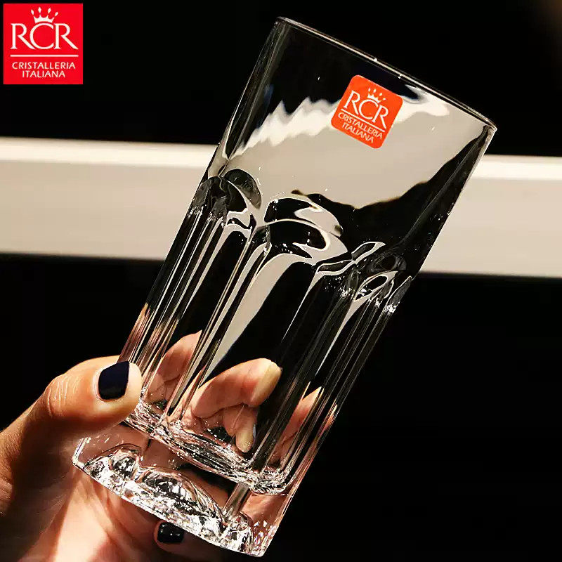 意大利RCR进口玻璃威士忌杯烈酒杯啤酒杯果汁饮料杯水杯洋酒杯子