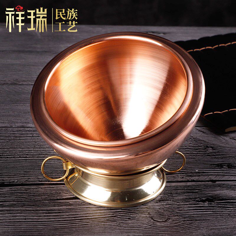 铜传钵紫铜释迦牟器红铜钵摩尼碗佛钵/藏托用品佛尼法器家用家居