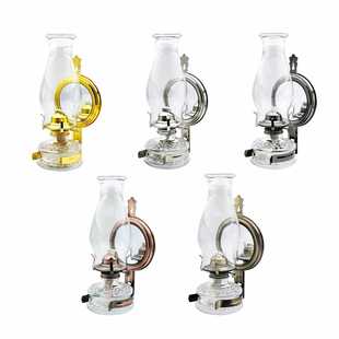 大号带反光镜配皇冠灯罩高款电镀煤油灯氛围灯室内户外照明灯具