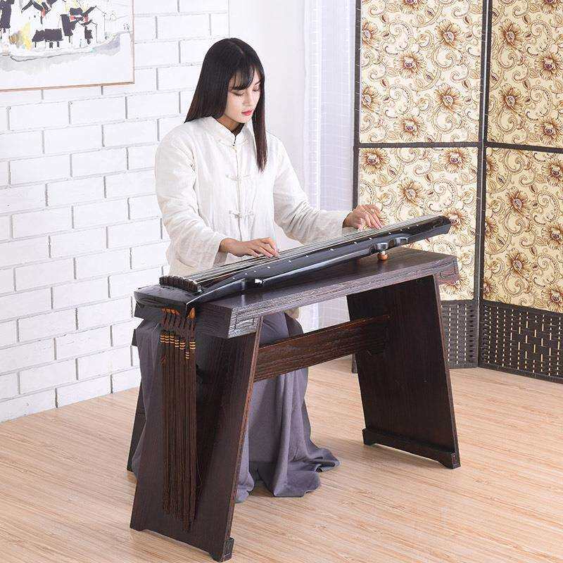 烧桐木仿古琴桌共鸣古琴桌凳中式实木琴桌国学桌书法桌茶艺桌