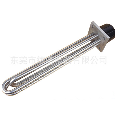 法兰片四孔定位注塑模温机加热管380v 9000W