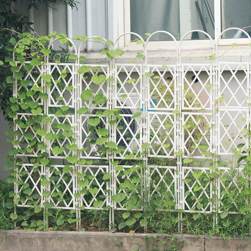 塑料拱形网格爬藤篱笆 屏风爬藤架庭院露台花墙