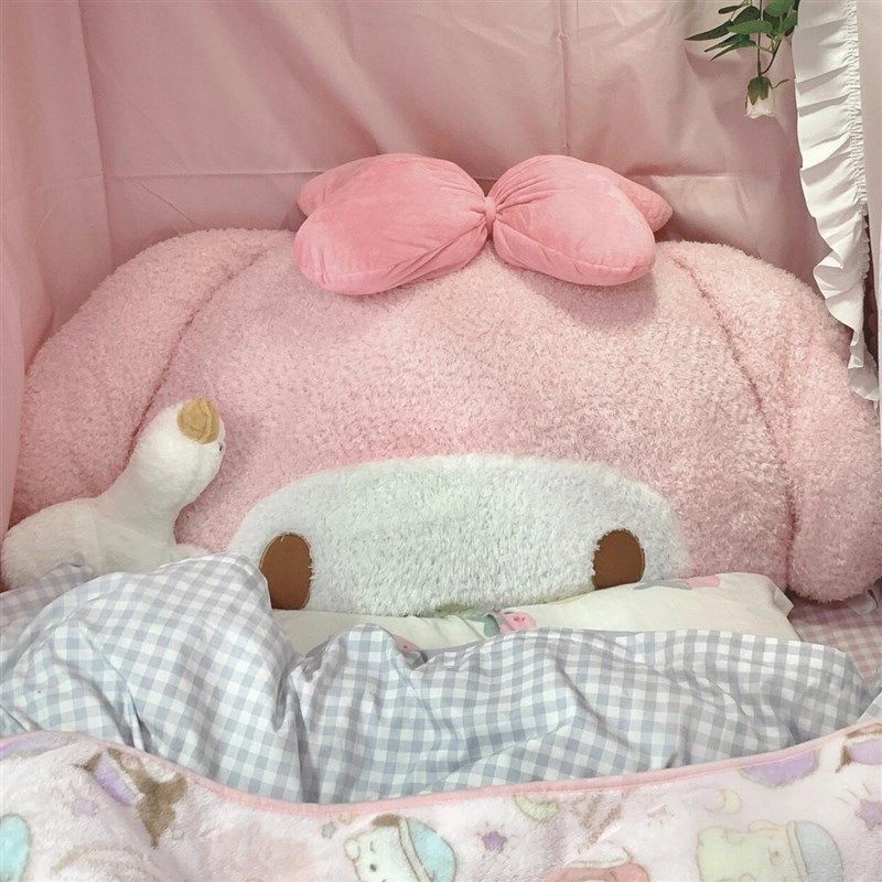 美乐蒂靠枕床头宿舍学生寝室软包沙发大靠背护腰毛绒玩偶抱枕卡通,居家布艺,床头靠垫,淘宝优惠券,粉丝福利购,淘宝优惠卷