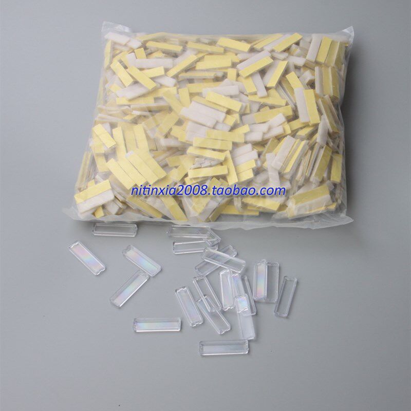 双层带胶有机标字框 按钮标牌框 指示框 标签框 标志框套管12*35