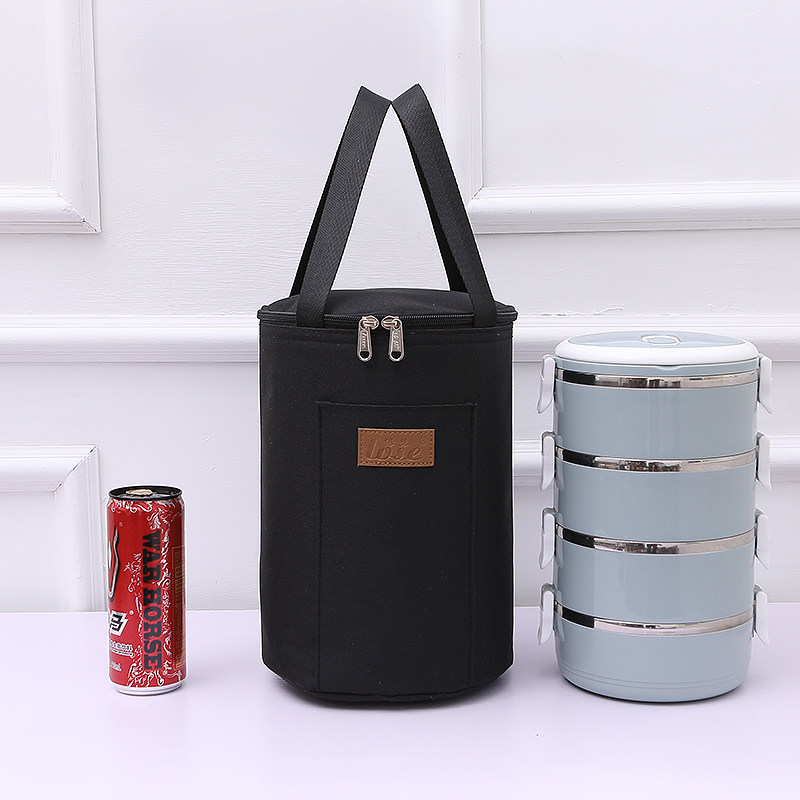 饭盒袋子手提饭包圆形保温桶保温袋铝箔加厚焖烧壶水杯带饭便当包,收纳整理,饭盒袋,淘宝优惠券,粉丝福利购,淘宝优惠卷