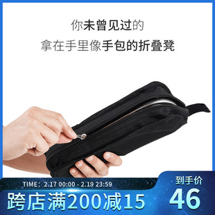 手包折叠凳便携式迷你小型轻便折叠椅钓鱼凳坐火车动车排队小凳子