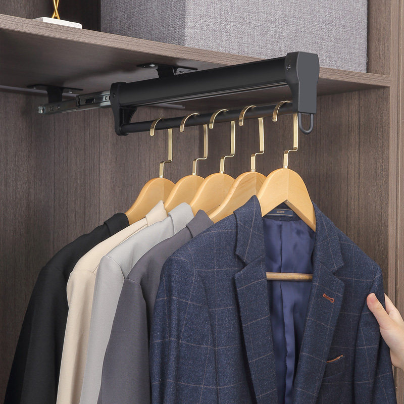 浅衣柜挂衣杆柜内抽拉式伸缩衣架顶装竖向纵向横杆衣橱衣通挂衣器,基础建材,衣杆,淘宝优惠券,粉丝福利购,淘宝优惠卷