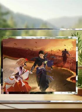火影忍者和琳带土水晶玻璃相框