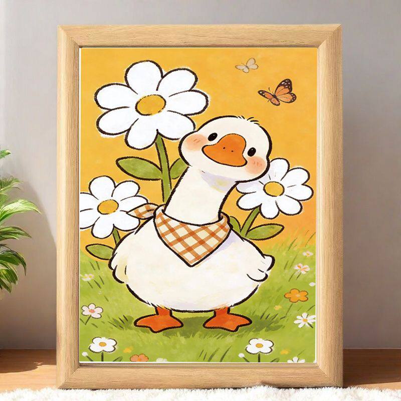 可爱小鸭相框装饰治愈系家居摆件放桌面梳妆台电视柜入户门摆件