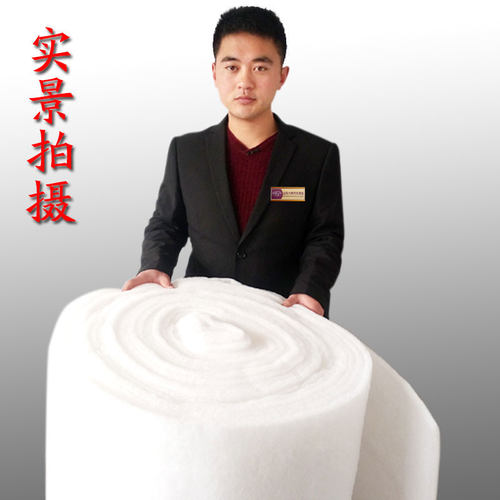烤漆房风口棉进风口过滤棉 漆雾杂质纤维棉进风长20米宽1米白色棉