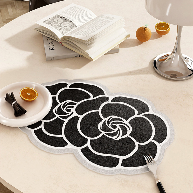 花朵复古餐垫防水防油隔热小垫子桌面茶杯垫烟灰缸垫吃饭防烫垫布,居家布艺,餐垫,淘宝优惠券,粉丝福利购,淘宝优惠卷