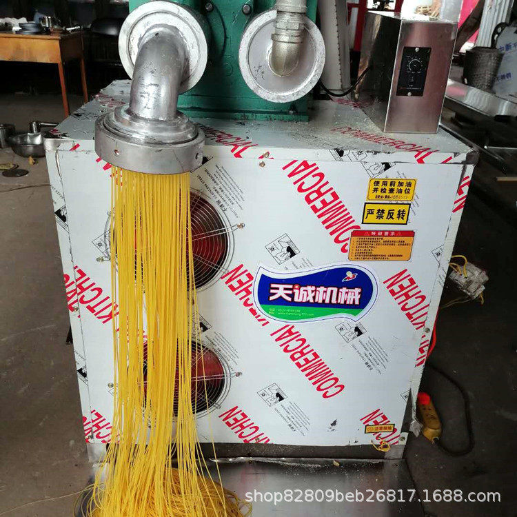 纯粮面条机 双螺杆玉米面条机 养生冷面机送技术