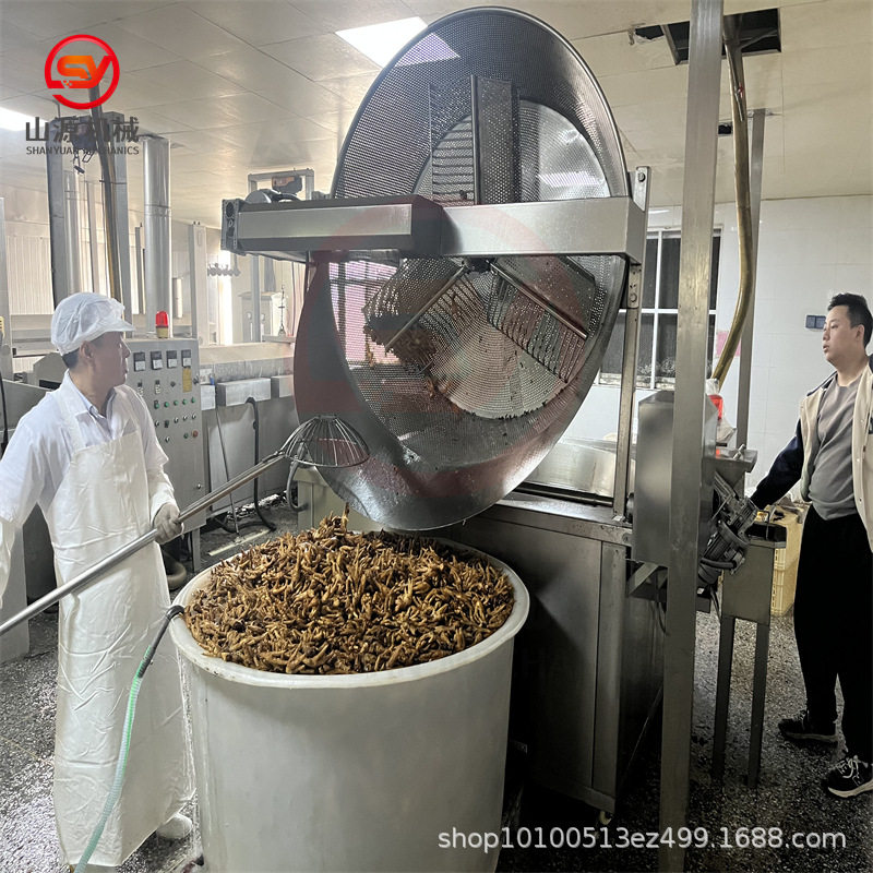 全自动小龙虾油炸锅 虎皮鸡爪油炸设备 自动搅拌螺蛳粉炸品油炸机,清洗/食品/商业设备,汤炉/夹层锅/熬煮锅/漂烫锅,淘宝优惠券,粉丝福利购,淘宝优惠卷