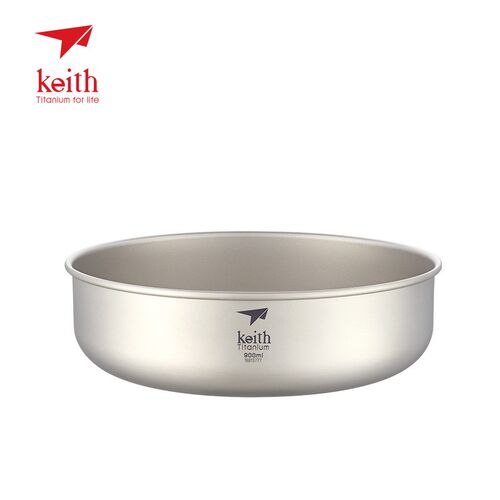keith铠斯纯钛饭碗 钛碗多件可选 餐具套装家居厨具