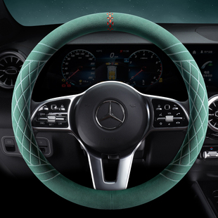 S3L H2E汽车方向盘套专用四季 H3F 翻毛皮车把套 北汽幻速S2