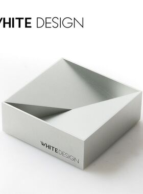 White Design白色设计铝合金烟灰缸金属烟缸简洁个性免费定制大号