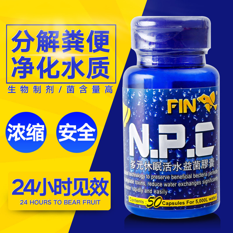 香港FIN帆牌加强型 休眠干粉胶囊硝化细菌 光合细菌 EM菌净水剂