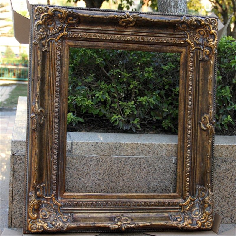 欧式实木复古画框定制油画暗金色油画画框相框宽度13.5cm厚度5cm,家居饰品,相框/画框,淘宝优惠券,粉丝福利购,淘宝优惠卷