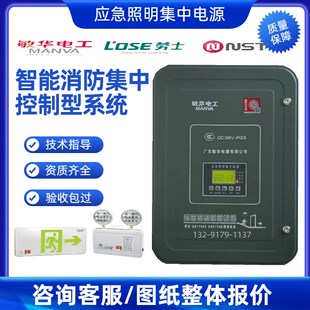 敏华电工拿斯特应急照明集中电源配电箱a型36v消防应急照明控制器