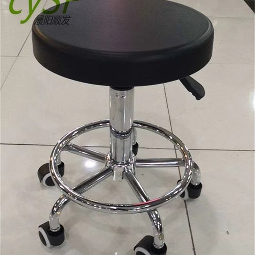北京圆凳大工凳师傅椅加厚皮革吧椅凳升降旋转美容凳子车间小转椅