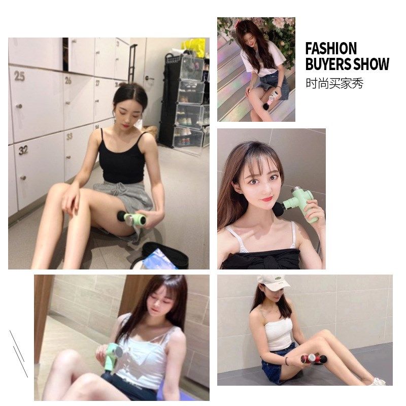 麦瑞克灵猫IMAO迷你筋膜枪i3女性家用电动全身肌肉放松按摩枪