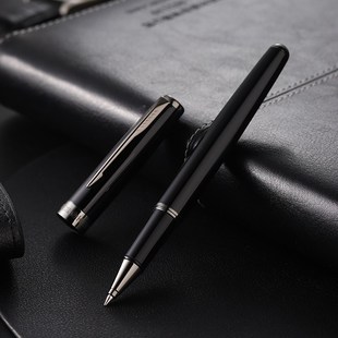 英雄签字笔5020a全钢不掉漆款 商务高档金属宝珠笔重手感男女士中