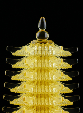 琉璃文昌塔摆件十三层塔家居佛堂供具高考摆设书房玄关工艺品送礼