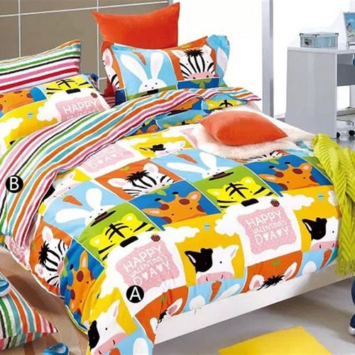 儿童卡通床单单件 纯棉被单学生宿舍上下床男孩女孩单人双人全棉