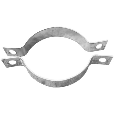 路灯杆卡箍扁铁抱箍40*4加强镀锌电线杆管卡灯杆半圆电杆C型管箍