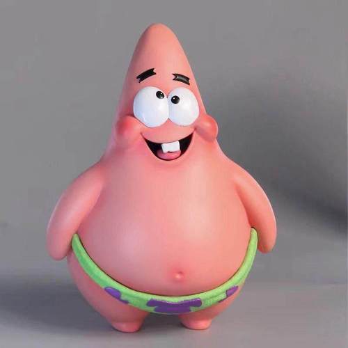 好朋友派大星手办 大聪明搞笑网红可爱车载机箱生日礼物模型摆件