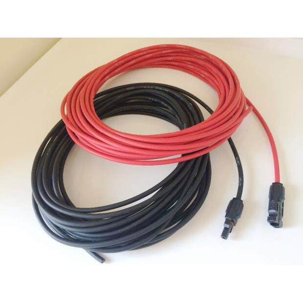 2.5/4/6/10/16mm2平方线 线太阳能光伏电缆MC4连接器延长线 线带