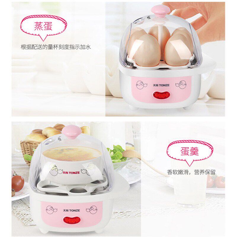 天际 蛋ZG-5D 6D煮蛋器家能迷你蒸蛋鸡D羹机多功用不锈钢自动断电