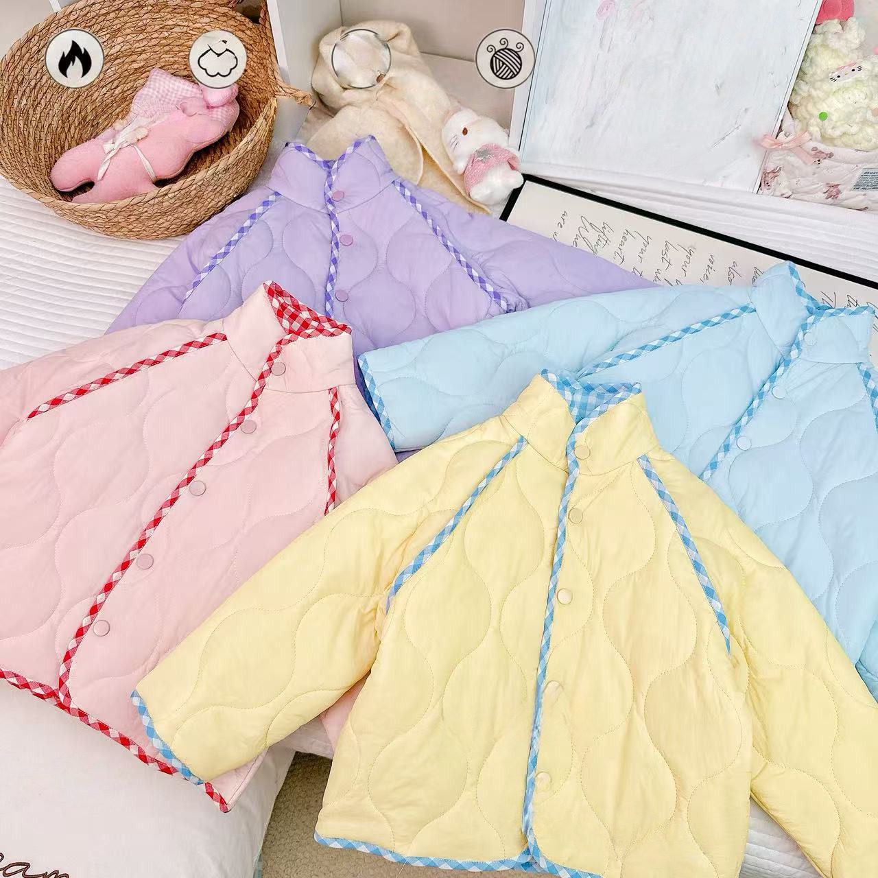 【加厚】儿童秋冬校服神器女童夹棉加厚休闲外套宝宝防风打底棉袄,童装/婴儿装/亲子装,普通外套,淘宝优惠券,粉丝福利购,淘宝优惠卷