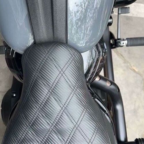 哈雷改装肥仔突破街霸路威s软尾标准发动机隔热罩防烫板新款
