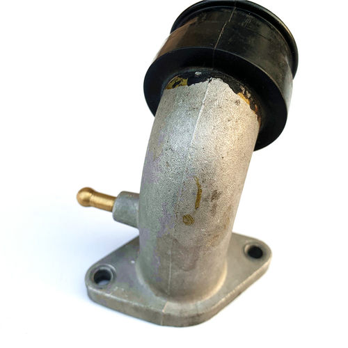 适用韵彩QS100T-B丽彩QS125T-2B睿彩T-4B化油器接口接头进气喉管