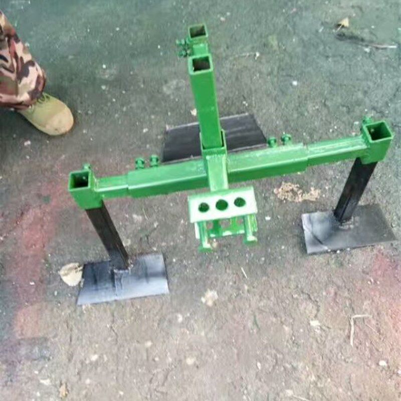 新款微耕机耘锄三加耘锄松土铲农用工具角尾轮 开沟器可调耕锄