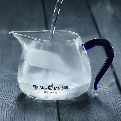 耐热玻璃公道杯加厚公杯茶海分茶器公平杯茶具配件功夫茶杯