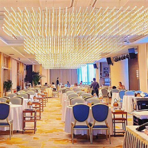 光天星满立方装饰吊灯大厅售楼部酒店大堂酒程创意个性工吧灯定制