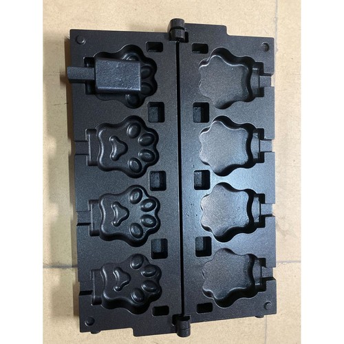 冰淇淋猫爪烧 商用电热猫爪华夫饼机 开口猫咪爪子雪糕筒烘培设备