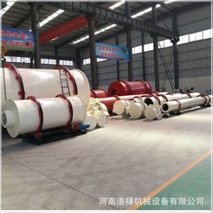 单筒烘干机 三回程烘干机 牛羊饲料烘干设备 滚筒干燥机