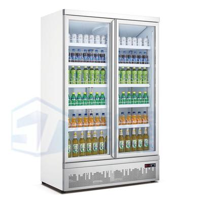 苏唐豪华底置冷藏展示柜风冷饮料柜便利店超市玻璃门风冷柜新款式