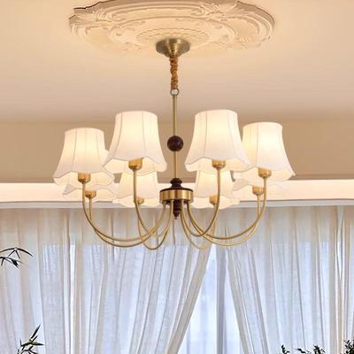 客厅吊灯法式中古风卧室餐厅灯复古南洋衣帽间书房灯具温馨浪漫