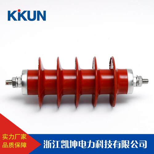 凯坤HY5WS-17/50硅橡胶防雷器10KV高压复合绝缘氧化锌避雷器