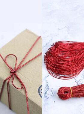 婚庆红色松紧弹力绳吊牌绳礼盒包装红线吊牌挂绳橡筋