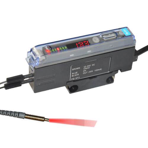 JARS佳锐斯 数显光纤放大器CRS-FV11 FS-V11对射漫反射光电传感器